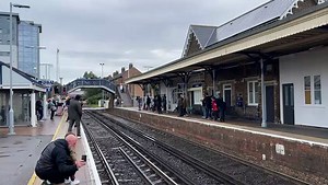 Mayflower train passes through Cosham