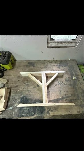 Simple Farmhouse trestle table legs