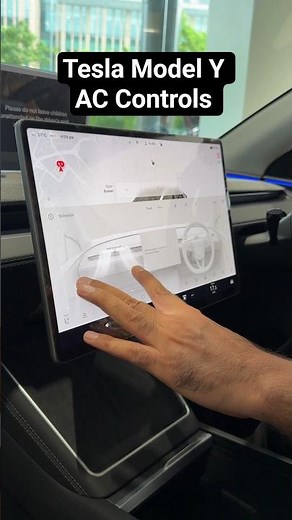 Tesla Model Y AC Functions Explained | Touchscreen Vent Control Demo | Times Drive #shorts
