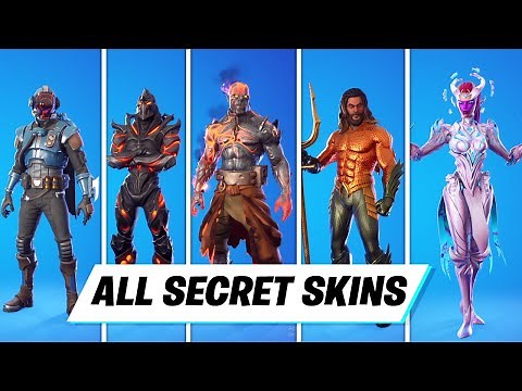 All Secret Skins in Fortnite (Chapter 1 Season 1 - Chapter 2 Season 8)