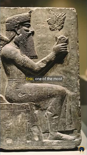 12K views · 191 reactions | Enki, the Sumerian god of wisdom and magic, was a trickster, a creator, and a savior. His legacy shaped ancient Mesopotamian myths and beyond. #history #gods #mesopotamia #ancient #myths #flood #magic Read more: https://www.ancient-origins.net/myths-legends-asia/powerful-enki-epic-sumerian-babylonian-and-akkadian-deity-008141 | Ancient Origins | Facebook