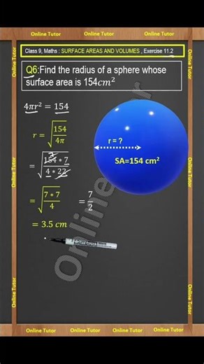 Q6 Ex 11.2 Class 9 Maths | Surface Areas and Volumes | Complete NCERT Explanation.