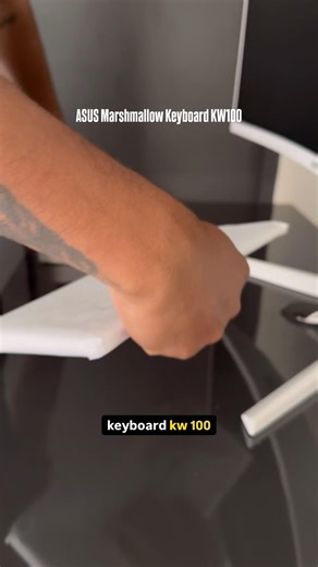 First impression in ASUS Marshmallow keyboard #review