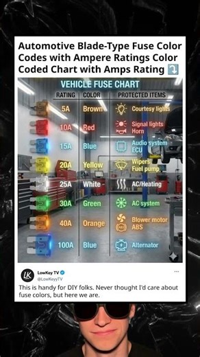 Car Fuse Color Guide Explained