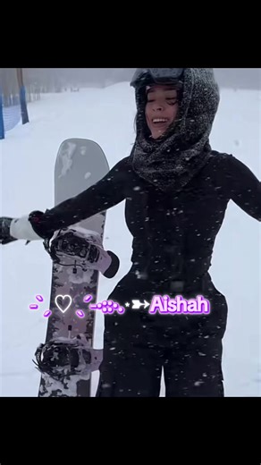 @Aishah Sofey is a total inspiration—a fearless shredder and loyal friend who defines pure girl power! #aishahsofey #snowboarder #fyp #bophouse #edit