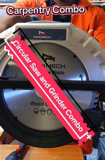 🔥 MAXMECH CIRCULAR SAW & GRINDER COMBO — DOUBLE POWER, ONE DEAL! 🔥 Why choose one when you can have two essential tools in one combo 😎🧰 The Maxmech Circular Saw Angle Grinder Combo is built for speed, accuracy & everyday site work. 🪵 Circular Saw — Clean, Straight Cuts ✔ Perfect for wood, boards & timber ✔ Adjustable cutting depth & angle ✔ Strong motor for smooth performance ⚙️ Angle Grinder — Cut, Grind & Polish ✔ Ideal for metal cutting & grinding ✔ Strong RPM for fast results ✔ Compact,