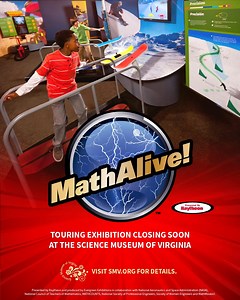 🏂 Factor in sum fun over winter break! Visit the Science Museum of Virginia and explore MathAlive! before it closes on January 12. Uncover how math elevates everything from skateboarding and music to weather forecasting and gaming! Ride in a live-action snowboard race, capture 360° videos and more. | Science Museum of Virginia