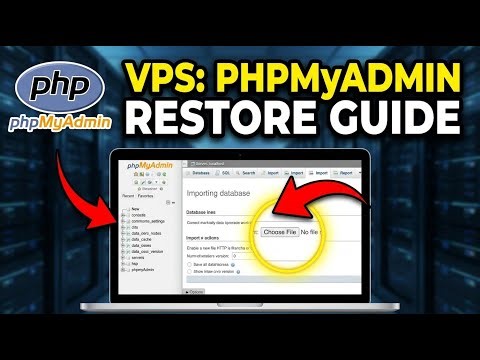 How to restore MySQL database from phpMyAdmin backups on VPS - Detailed Guide