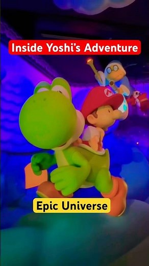Yoshi's 🍄✨ Adventure Ride | EPIC UNIVERSE | SUPER NINTENDO WORLD | Super Mario | Orlando Trip
