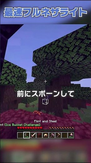 【世界記録】たった「34秒」でフルネザライト装備ゲット？！【マイクラ豆知識 解説 裏技】