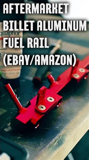 Jeep Cherokee XJ gets NEW fuel rail and fuel injectors! #jeepxj #xj #shorts #jeep #jeepcherokee