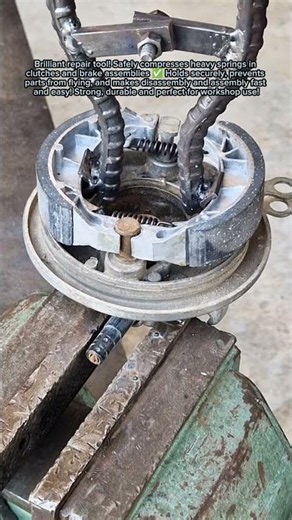GENIUS IDEA! 🛠️ Make Your Own Clutch & Brake Spring Compressor Tool! 🤯