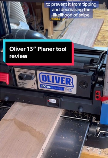 Oliver 13” Planer Tool Review and Features