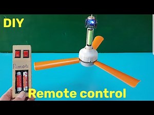 Homemade ceiling fan with light and full remote control