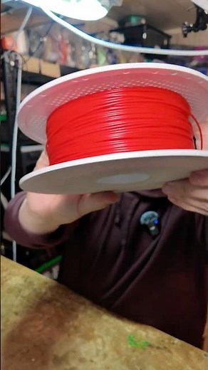 🔴 Bambu Lab Red PLA Basic Filament | 4/1000 #3DPrinting