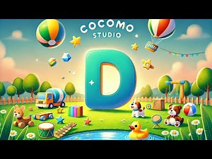 The Letter D Song - Learn the Alphabet abc song, learn abc