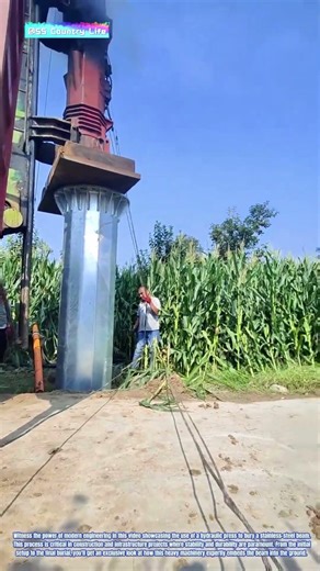 Burying the Beam: The Hydraulic Press in Action