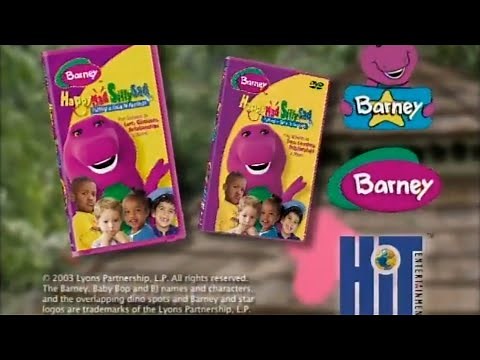 Barney Happy Mad Silly Sad VHS & DVD Trailer