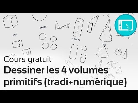 Exercise: Draw the 4 basic volumes from different angles - Prog 2-Ch1