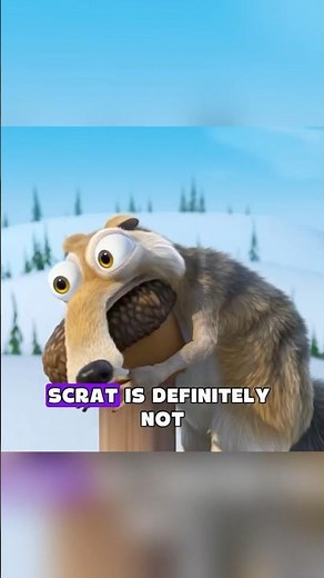 Scrat Is Definitely Not The Strongest Character In Ice Age. #iceage #fyp #disney #iceagescrat