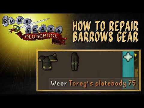 Old School Runescape : How To Repair Barrows Gear
