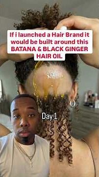 Black Ginger + batana oil Hair growth Oil Recipe | Hair Growth Oil for Natural Hair #hairgrowth