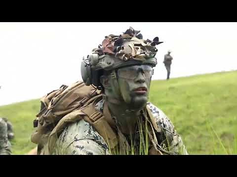Live Fire Maneuver Range with U.S. Marines on Camp Hansen in Okinawa