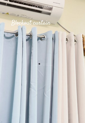 best reco curtain: blockout curtains🤍 from @hollermall #blackoutcurtain #blackoutcurtains #curtains #curtain #kurtina