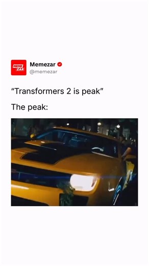 MEMEZAR • MEMES & MEME-CULTURE on Instagram: "💀 Transformers Revenge of the Fallen (June 2009) is remembered for one of the most ambitious action sequences in the entire franchise: the forest battle where Optimus Prime fights Megatron, Starscream and Grindor at the same time. Michael Bay filmed parts of that scene with practical rigs, wire systems and real explosions, blending them with CGI so seamlessly that fans still consider it one of Prime’s greatest moments on screen. Another fun detail i