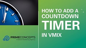 How to Add a Countdown Timer Overlay in vMix and use Streamdeck Button to Play it - vMix Tutorial