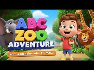 ABC ZOO SONG – Learn Alphabet with Animals! 🐘🦁🐍
