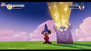 Disney Infinity Sorcerer's Apprentice Mickey Mouse opening Toy Box chests