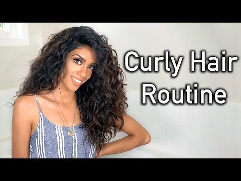 Professional Hairdressers Detailed Curly Hair Routine - TUTORIAL | ARIBA PERVAIZ