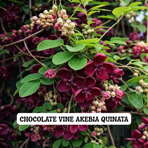 Chocolate Vine Akebia Quinata Live Plant, Edible Fruit Vine, Purple Flowers, Hardy Zones 4-8 - Etsy