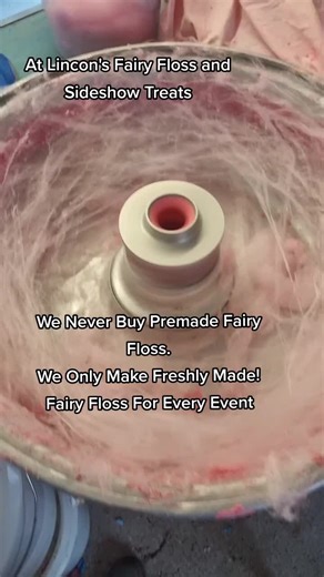 Freshly Made Fairy Floss for Every Event