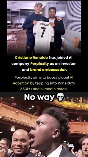 Cr7 is new ambassador of perplexity 🤯