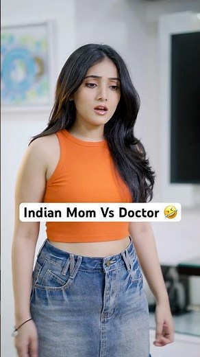 Indian Mom when Falls sick | Mom Vs Doctor | Mummy hates going to Doctor #shorts