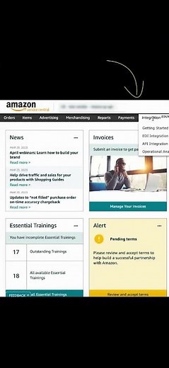 Navigating through Amazon Vendor Central