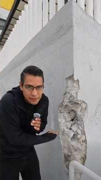 Rellenaron con escombro y no con concreto