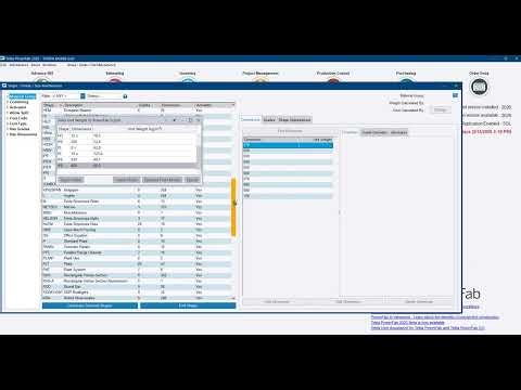 Tekla Structures | Unit Weight Export Tekla PowerFab
