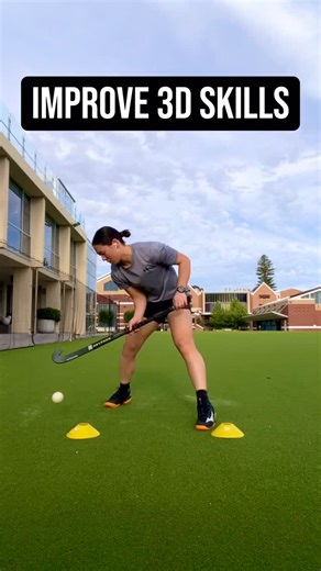 Hockey Athlete | Skills | Training on Instagram: "Working on your 3D skills? Here are some ideas for what to practice. 🏑💪 #hockey #fieldhockey #fieldhockeyskills #hockeyskills #training"