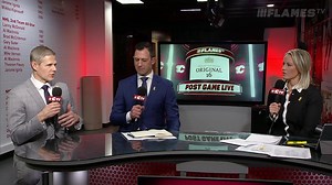 Flames assistant coach Cail MacLean joined Natasha Staniszewski and Cory Sarich on the Original 16 Post-Game Show! | Calgary Flames