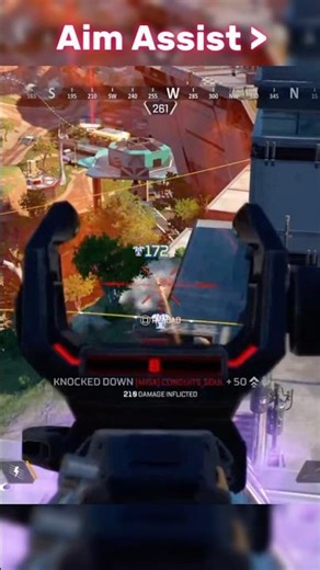 AIM ASSIST IN APEX ‪@playapex‬ #apexlegends #Apex #aimassist