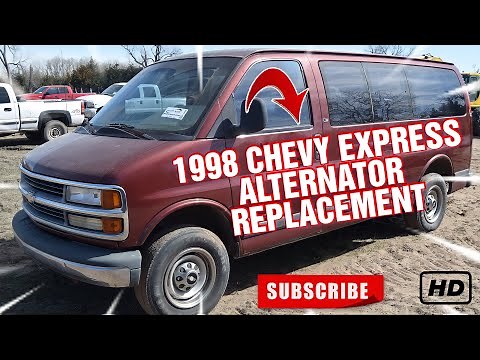 1998 Chevy Express Alternator Replacement | 4.3L V6 DIY Repair