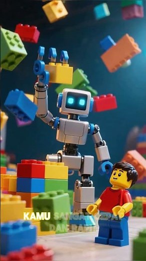 Kerja Sama LEGO & Robot! 🤖 Projek Keren Anti Ribet!