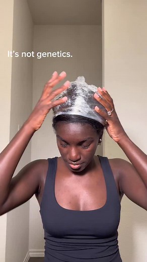 They say genetics but I say: - hydration - low manipulation - cutting off dead ends - keeping my hair stretched - detangling slowly & gently (never on dry hair) - spending intentional time to learn my hair, how it feels, what it likes, what it hates & everything in between. They say genetics but I say I unlearned pejorative ideologies and language surrounding my hair type so I genuinely love my hair and that love translates into the way I nurture it. They say genetics but I say I don’t know any 