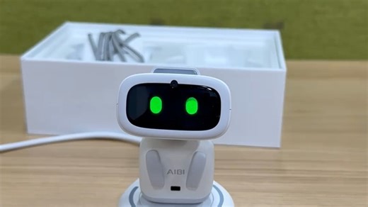正版aibi智能机器人口袋宠物机器人艾比AI智能支持GPT旋转摄 aibi机器人（可指定头饰）