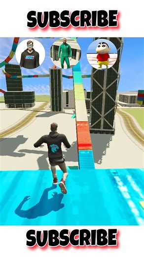 Mr Beast Jumping Challenge 😱 in GTA 5 Mod #shorts #viral