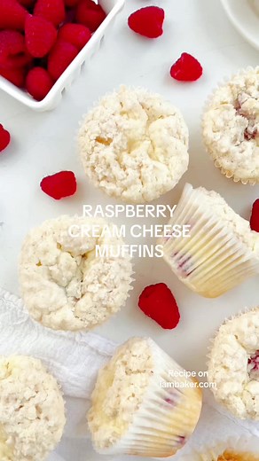 Delicious Raspberry Cream Cheese Muffins Recipe