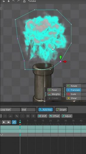 “how to smoke animation tutorial in spine 2d ” #spine2d #animation #tutorial #art #gameart #learning
